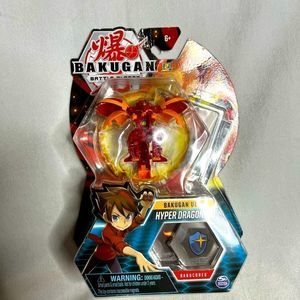 Bakugan Battle Planet Ultra Hyper Dragon Bakucores Card Figure 2” 2021